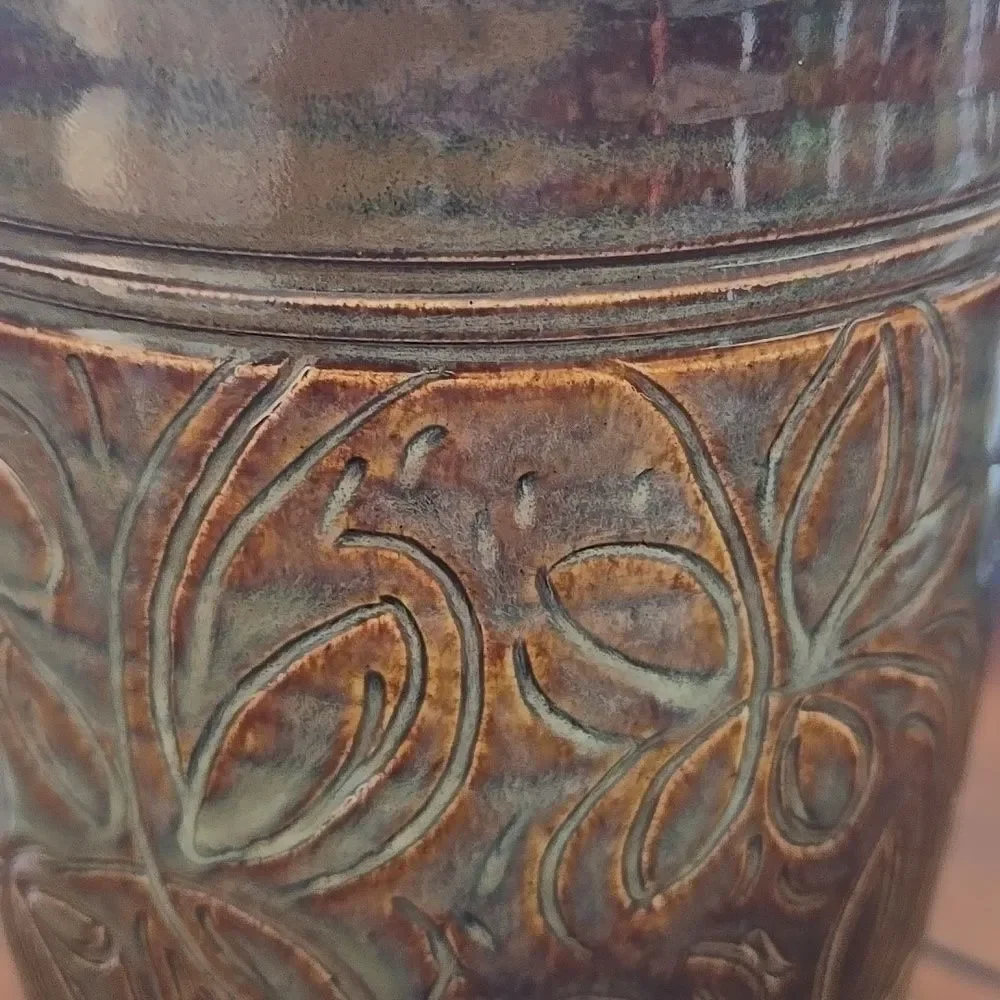pottery wine chiller Porcelain Abby Lingle Decor Gift